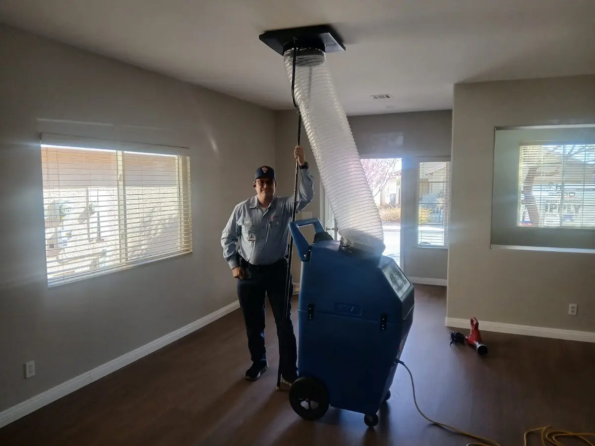Professional Dryer Vent Cleaning work inside a South Fayette home